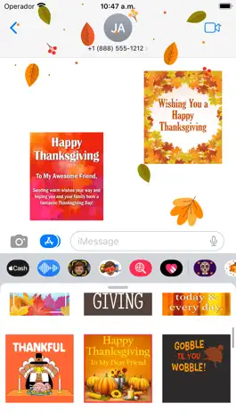 Game screenshot Thanksgiving - Animated Cards apk
