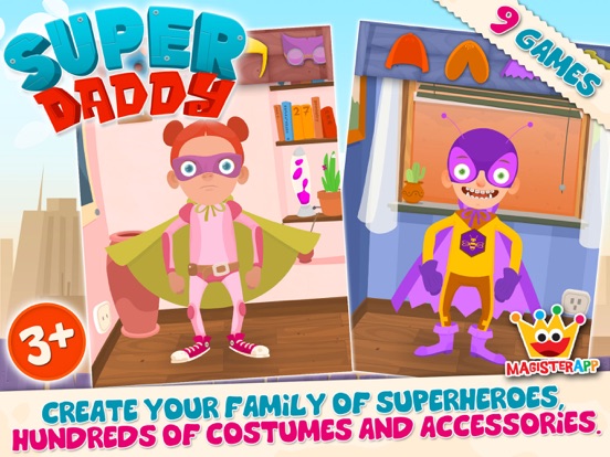 Super Daddy - Baby Spelletjes iPad app afbeelding 2