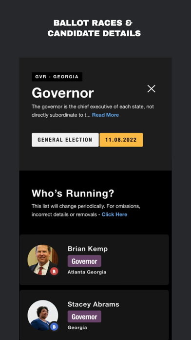 GoVoteGa Screenshot