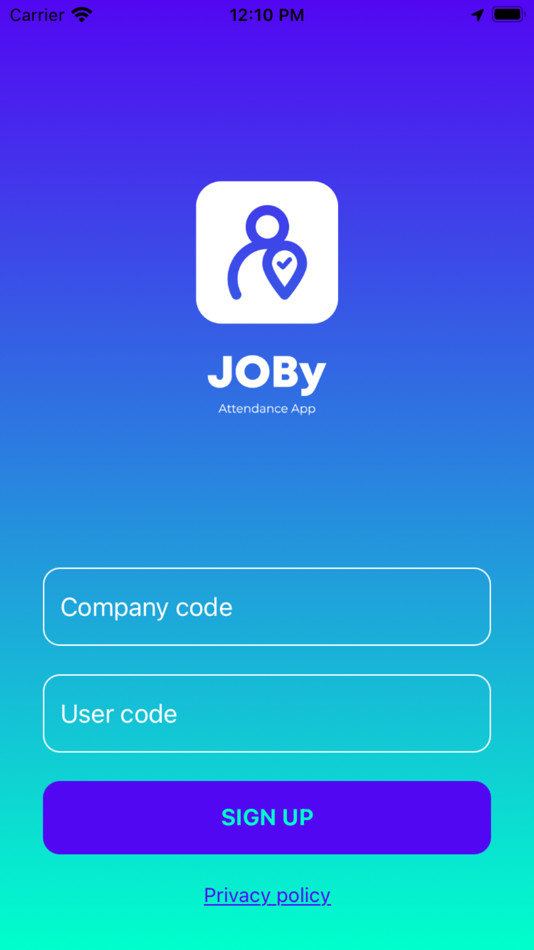 #1. JOBy GPS Attendance App (iOS) Podle: HT Srl