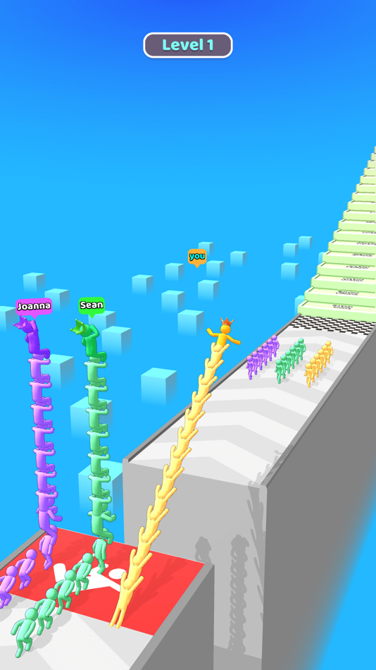 #4. Stickman Stack Run (iOS) 由: FUBU GAMES OYUN YAZILIM VE BILGI TEKNOLOJILERI TICARET LIMITED SIRKETI