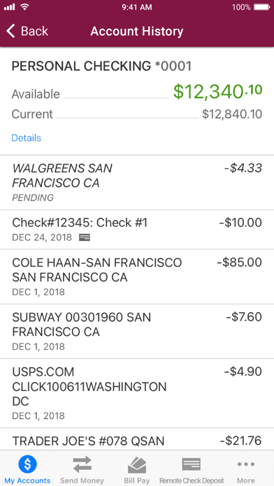 First Liberty Bank Screenshot