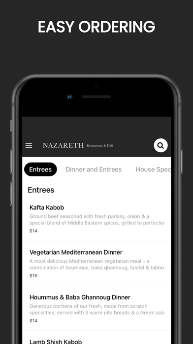 Nazareth Restaurant Screenshot
