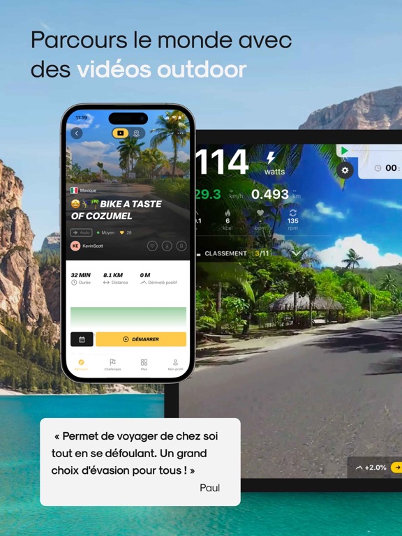 Screenshot #5 pour Kinomap : vélo running rameur