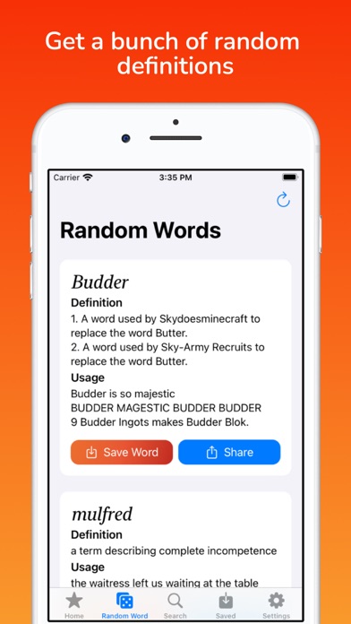 UrbanWatch - Slang Dictionary Screenshot