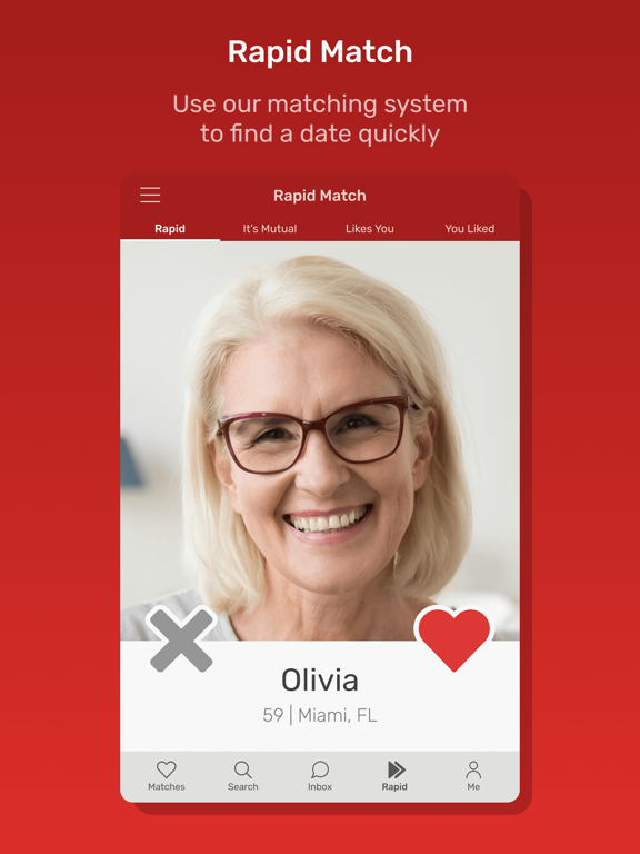 Screenshot #5 pour Dating for Seniors App