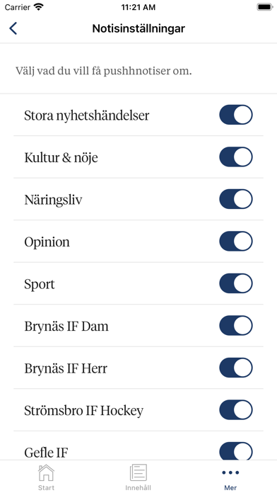 Screenshot #3 pour GD Nyhetsapp