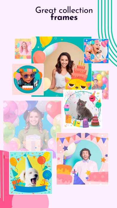 Birthday Frames & Stickers Screenshot