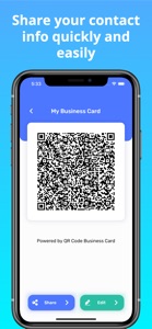 QR Code Business Card screenshot #3 for iPhone