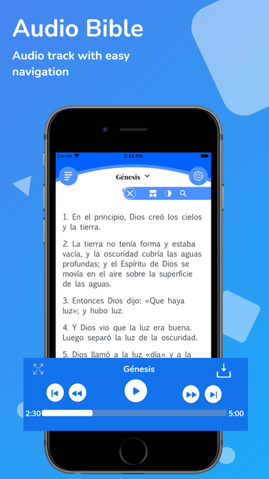 KJV Biblia Audio en español Screenshot