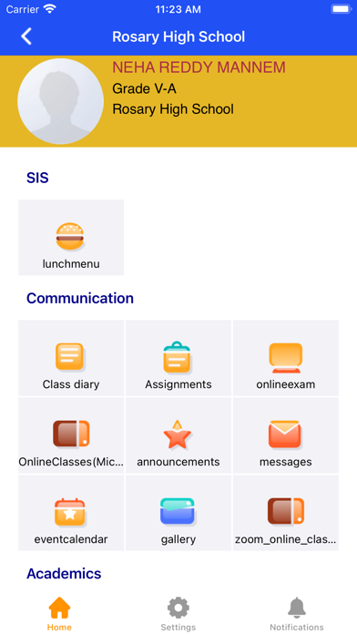 Rosary High School Screenshot