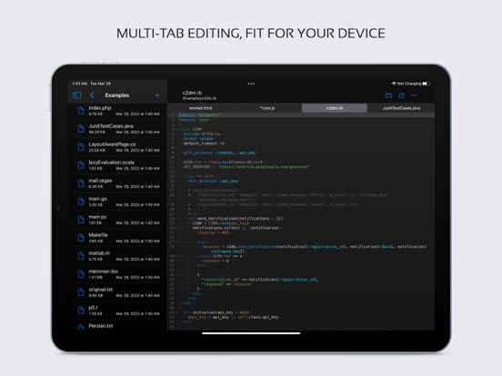 Screenshot #6 pour Code Editor -  Éditeur de code
