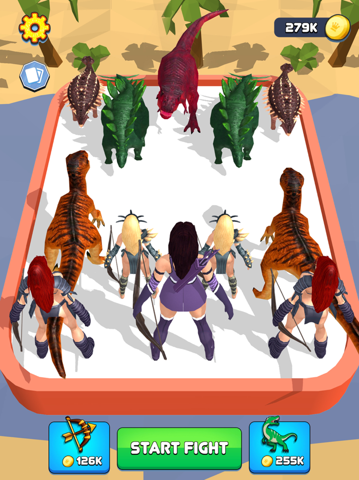 Dinosaur Merge Master Battle