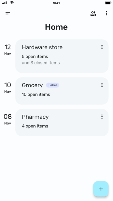 Need - Grocery & Shopping List Screenshot