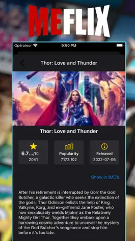 Game screenshot MEFLIX : Movies & Showtime apk