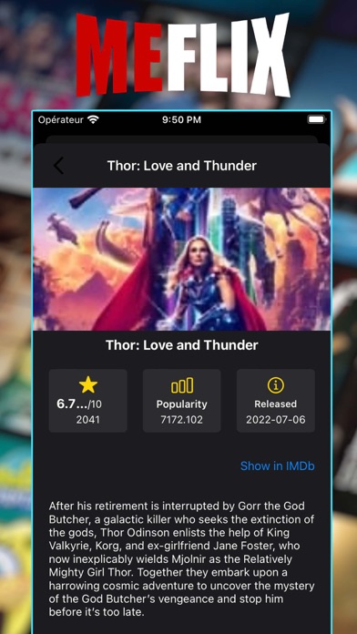 MEFLIX : Movies & Showtime Screenshot