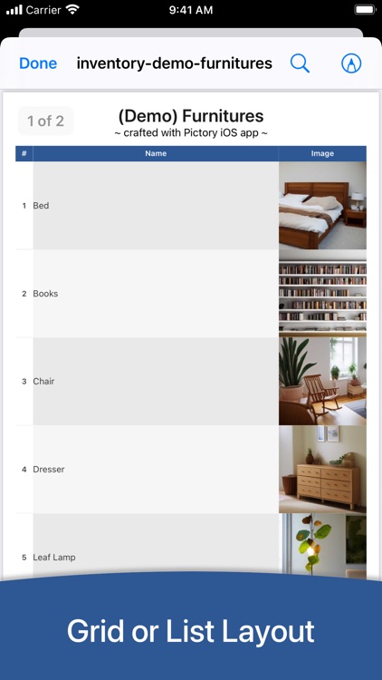 Photo Inventory Retinelle