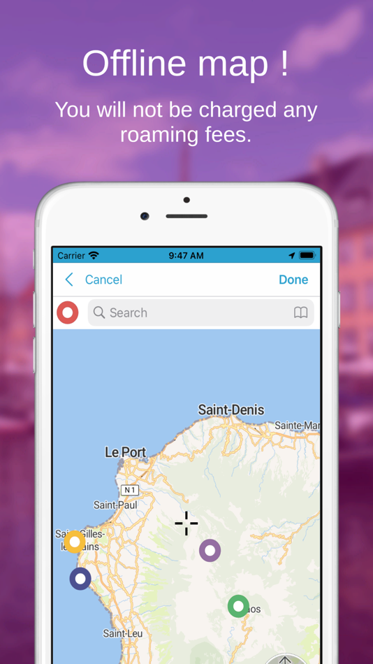 #4. La Réunion OffLine Map (iOS) 由: Chaviro Software