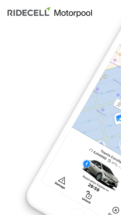 Ridecell Motorpool Screenshot
