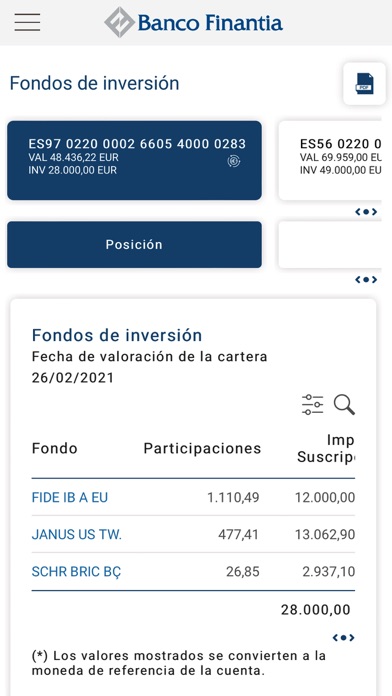 FinantiaNet ES Screenshot