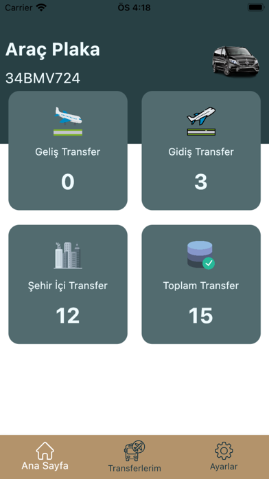 Hotelistan Driver App Screenshot