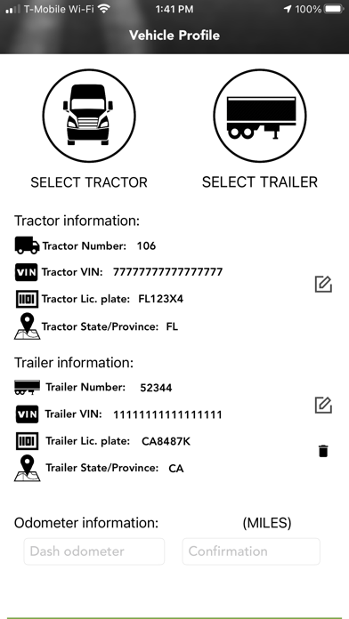 MasTrack ELD Screenshot