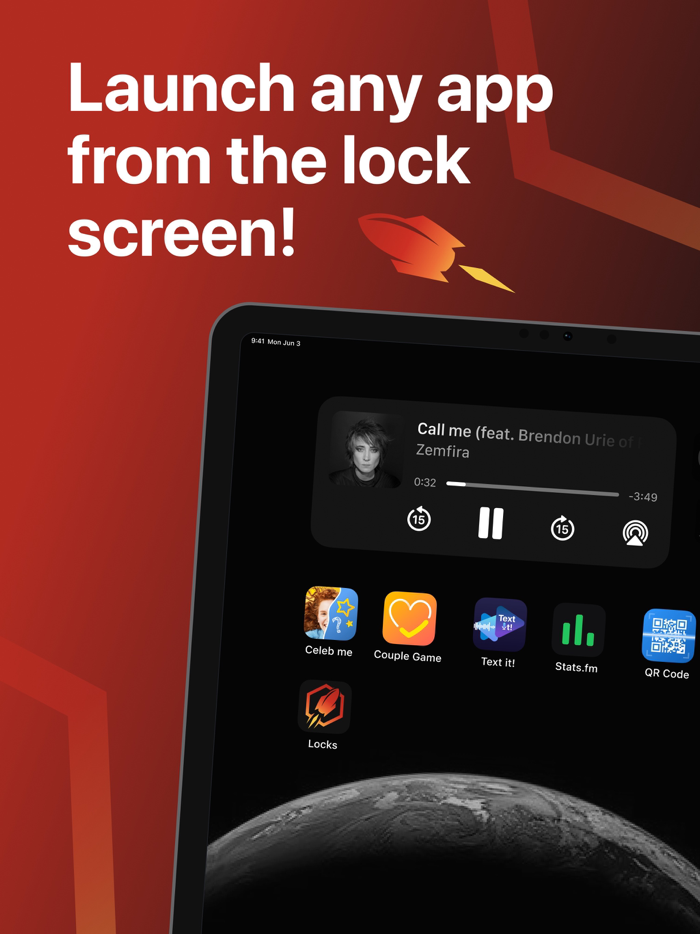 App Launcher for Lock Screen