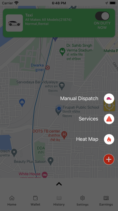 Nile Taxi Driver App Screenshot