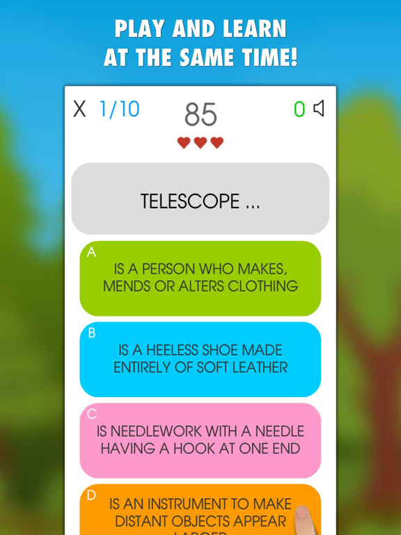 Spelling Bee Word Quiz PRO Screenshots