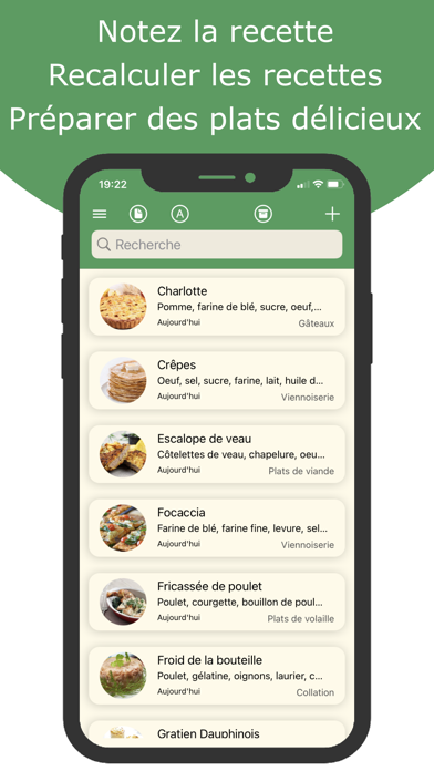 Screenshot #1 pour Calculation of recipes