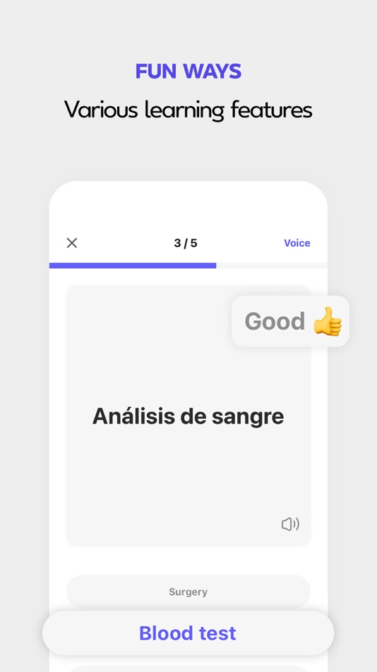 #3. Onevoca - Flashcards (iOS) 由: Minsu Kim