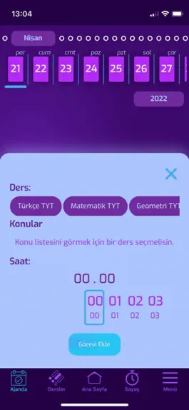 Game screenshot Sınav Ajandam apk