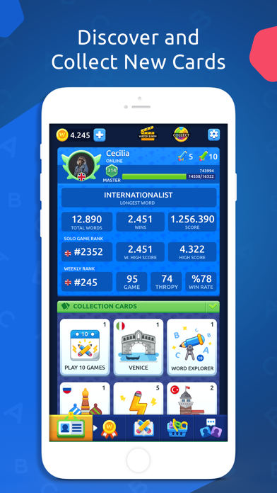 Wordy - Multiplayer Word Game Screenshot