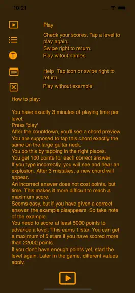 Game screenshot The Guitar Chord Challenge apk