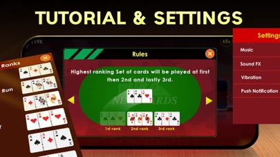 Nine Card Brag Game - Kitti Screenshot