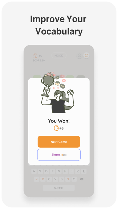 Crostic Crossword Puzzle Game Screenshot