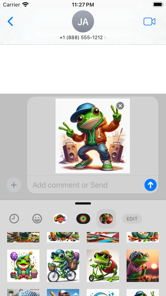 Cute Frog Stickers pack - 3.0 - (iOS)