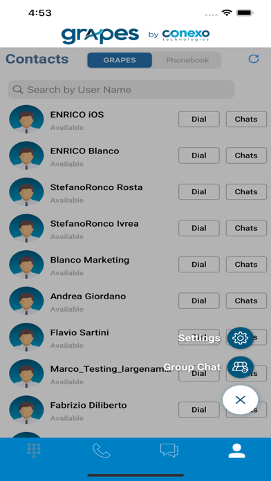 Conexo Grapes Screenshot