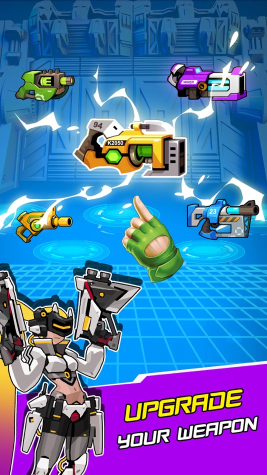 #2. Cyber War:Idle Defense heroes (iOS) 由: beemob