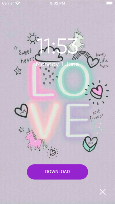 Unicorn kawaii wallpapers HD Screenshot