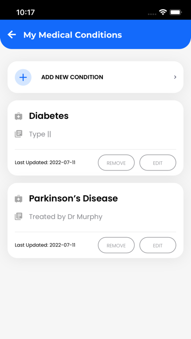 MyQRMed Screenshot