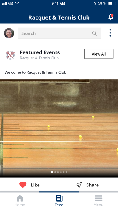 Racquet & Tennis Club Screenshot