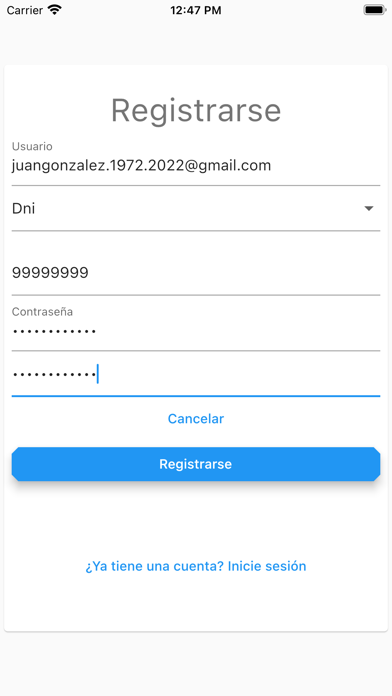 Credencial Digital LPF Screenshot