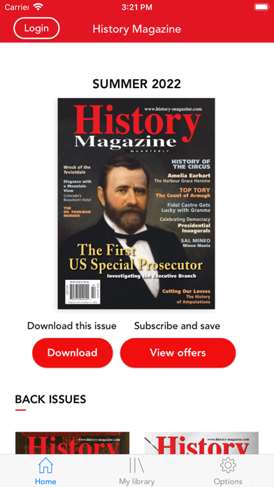 HISTORY MAGAZINE Screenshot