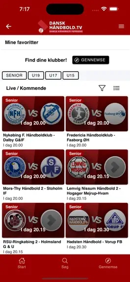 Game screenshot Danskhaandbold.tv mod apk