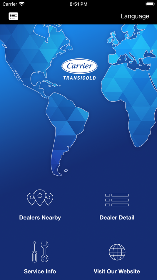 #1. Carrier Transicold's Locator (iOS) 由: Carrier Corporation