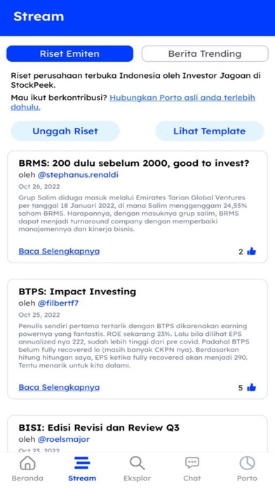 StockPeek Screenshot