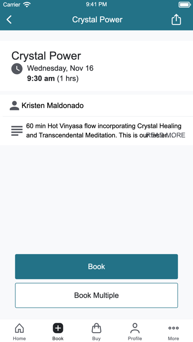 Crystal Yoga Studio Screenshot
