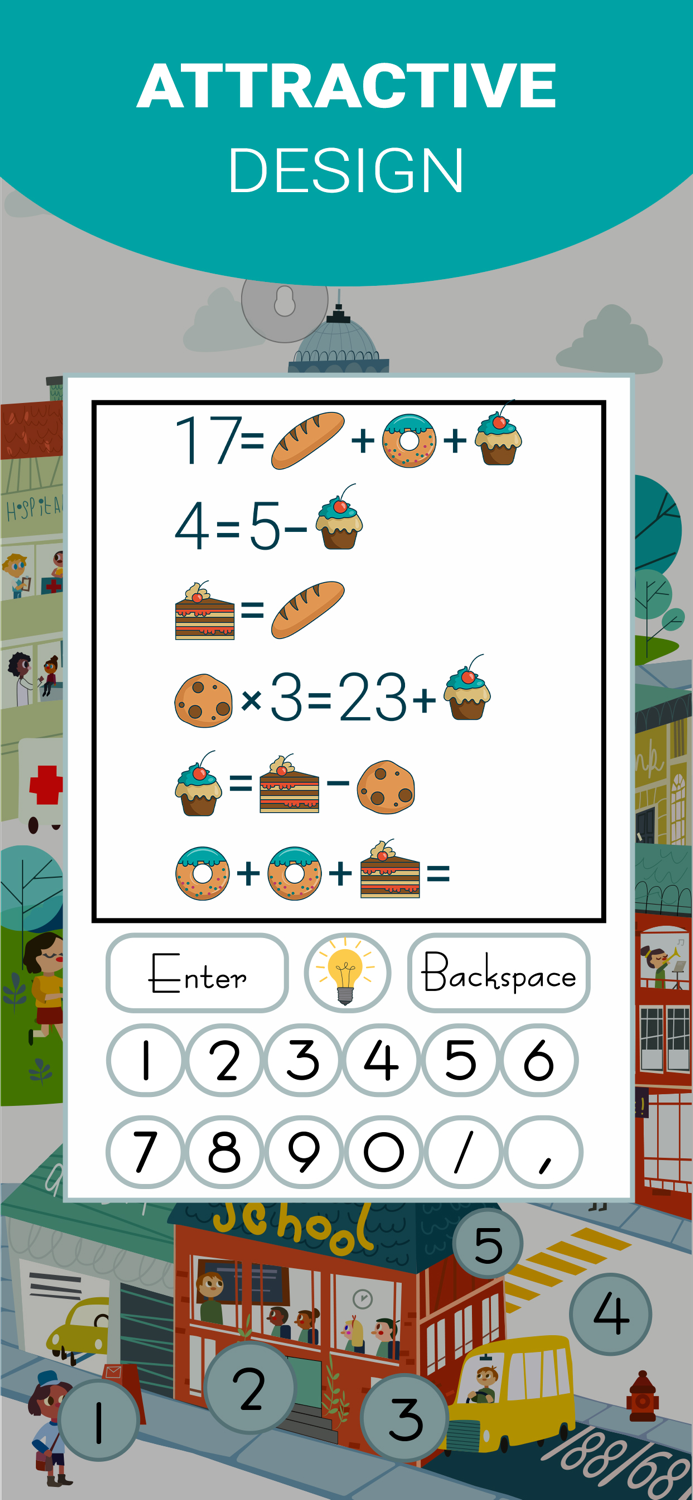 Math Puzzles Game Logic Quiz