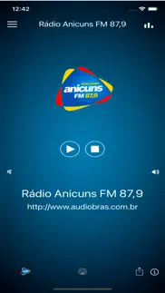 rádio anicuns fm 87,9 iphone screenshot 1